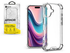 iPhone 16 Case ROAR Armor Protective - Transparent