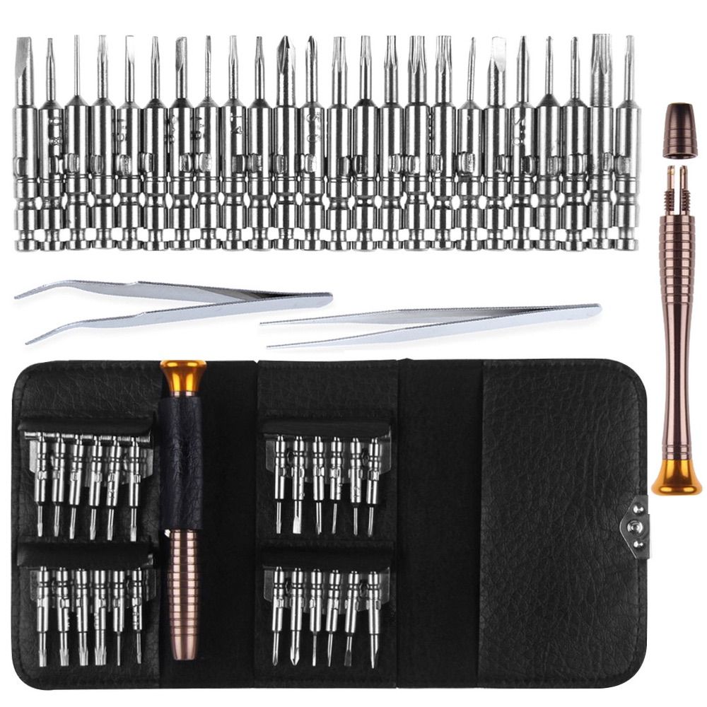 Screw Driver Set 27 in 1 Magnetic Suction Portable Wallet Type