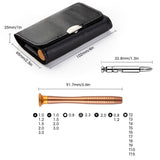 Screw Driver Set 27 in 1 Magnetic Suction Portable Wallet Type