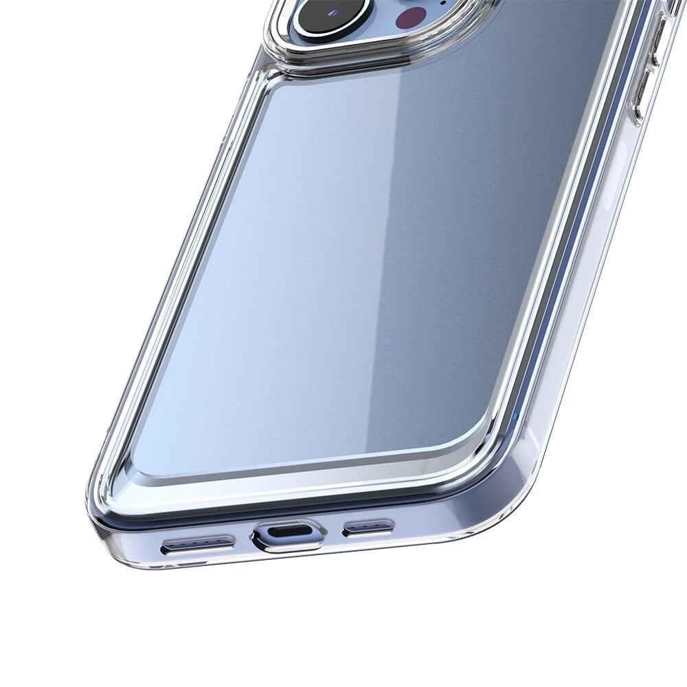 iPhone 15 Pro Max Case Acrylic and TPU Shockproof - Transparent