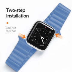 Apple Watch 49mm Band Silicone Magnetic Chain Series Dux Ducis - Blue