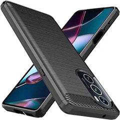 OPPO Reno8 T 5G Case Brushed Carbon Fiber TPU - Black