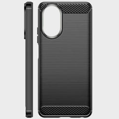 OPPO Reno8 T 5G Case Brushed Carbon Fiber TPU - Black