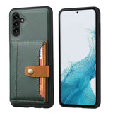 Samsung Galaxy A54 5G Case Calfskin Texture PU Leather - Green