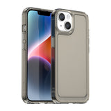 iPhone 15 Plus Case Back Candy Series TPU - Transparent Grey