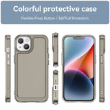 iPhone 15 Plus Case Back Candy Series TPU - Transparent Grey