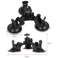 Car Video Camera Shooting Base Holder - Black