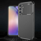 Samsung Galaxy A15 Case Carbon Fiber Texture TPU - Black