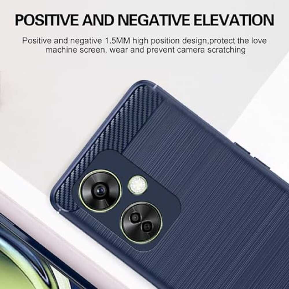 OPPO Reno11 F / F25 Pro 5G Case Carbon Fiber TPU - Blue