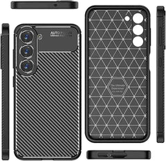 Samsung Galaxy S24 Plus 5G Case Carbon Texture Case - Black