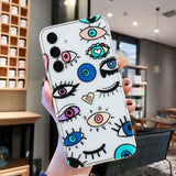 Samsung Galaxy A35 Case Protective Eye Monster Pattern