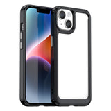 iPhone 15 Plus Case Colorful Series Acrylic + TPU - Black