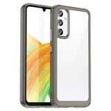 Samsung Galaxy A34 5G Case Colorful Series Acrylic - Transparent Grey