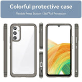 Samsung Galaxy A34 5G Case Colorful Series Acrylic - Transparent Grey