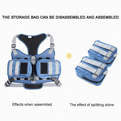 Dog Explosion-proof Chest Strap With Detachable Combination Backpack