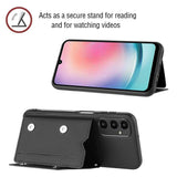 Samsung Galaxy A14 5G / 4G Case Double Buckle Magnetic - Black