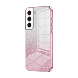 Samsung Galaxy S22 5G Case Electroplated Glitter - Pink