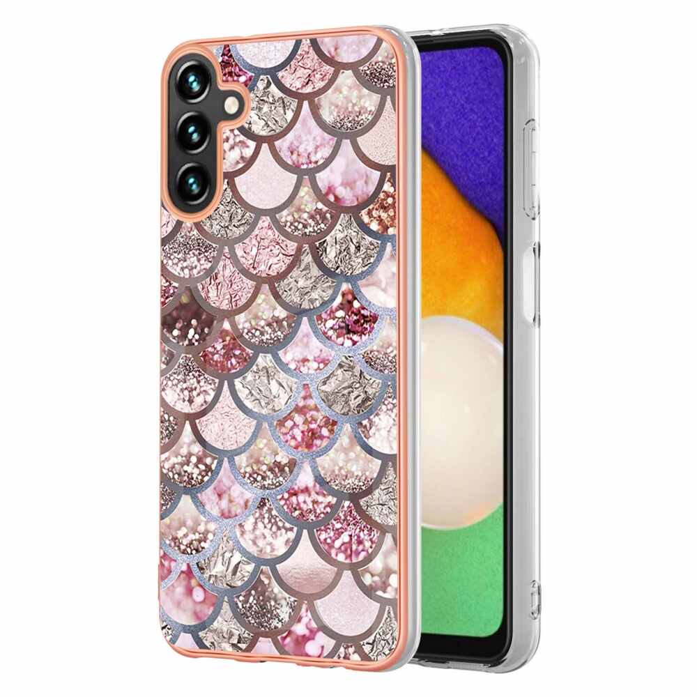 Samsung Galaxy A35 5G Case Electroplating IMD - Pink Scales