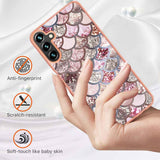 Samsung Galaxy A35 5G Case Electroplating IMD - Pink Scales