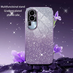 Oppo Reno10 (China) Case Protective Gradient glitter- Silver