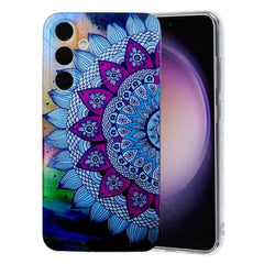 Samsung Galaxy A55 Case TPU Half-flower Drawing