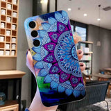 Samsung Galaxy A55 Case TPU Half-flower Drawing