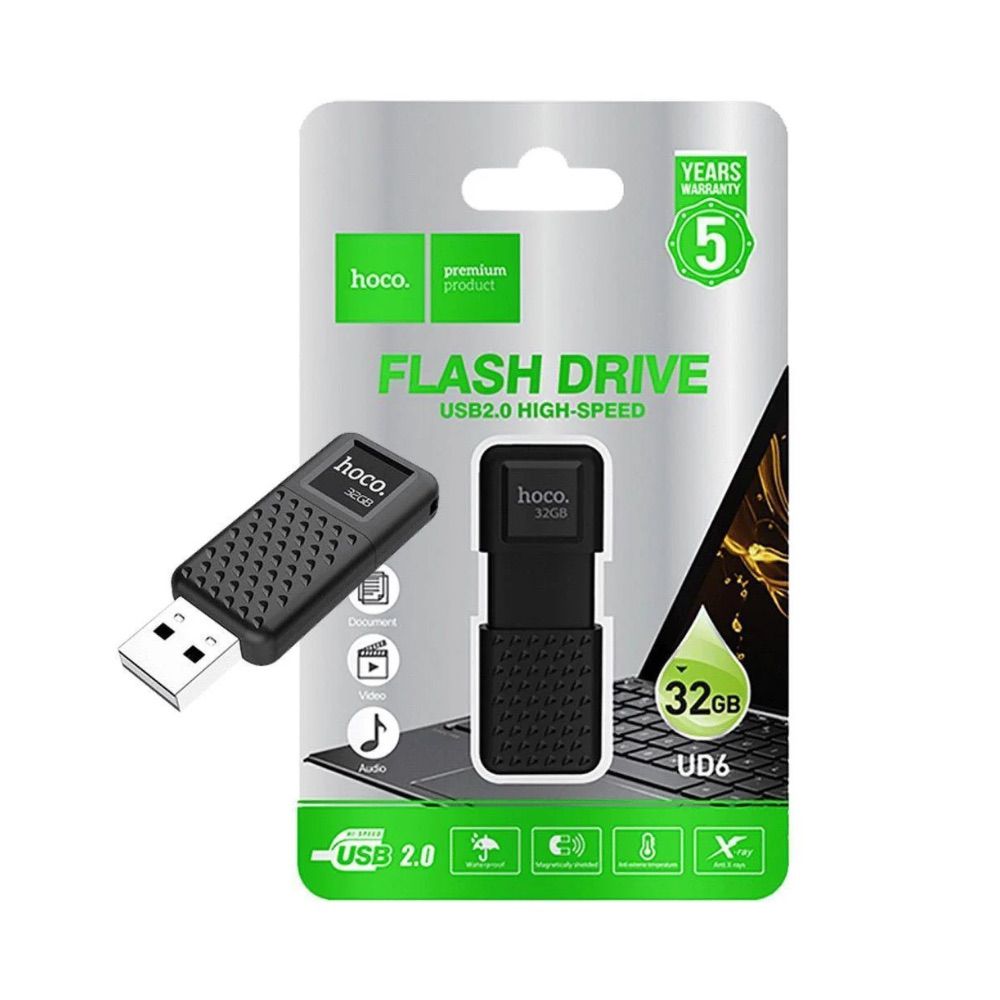 Hoco UD6 USB Flash Drive 32GB - Black