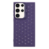 Samsung Galaxy S23 Ultra 5G Case Honeycomb Radiating - Purple