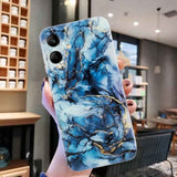 Samsung Galaxy A05 Case IMD Marble Protective TPU - Grey