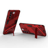 Vivo V27 Pro Case Invisible Holder TPU and PC - Red