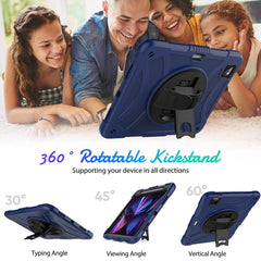 iPad Pro 11 2022/2021/2020 Case Shockproof With Pen Slot & Shoulder Strap - Navy Blue