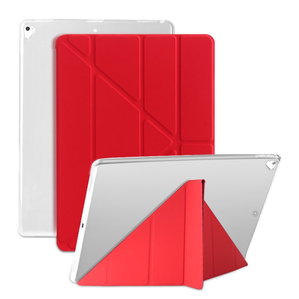 iPad Pro 12.9 2017, iPad Pro 12.9 2015 Multi-folding Quality Case - Red