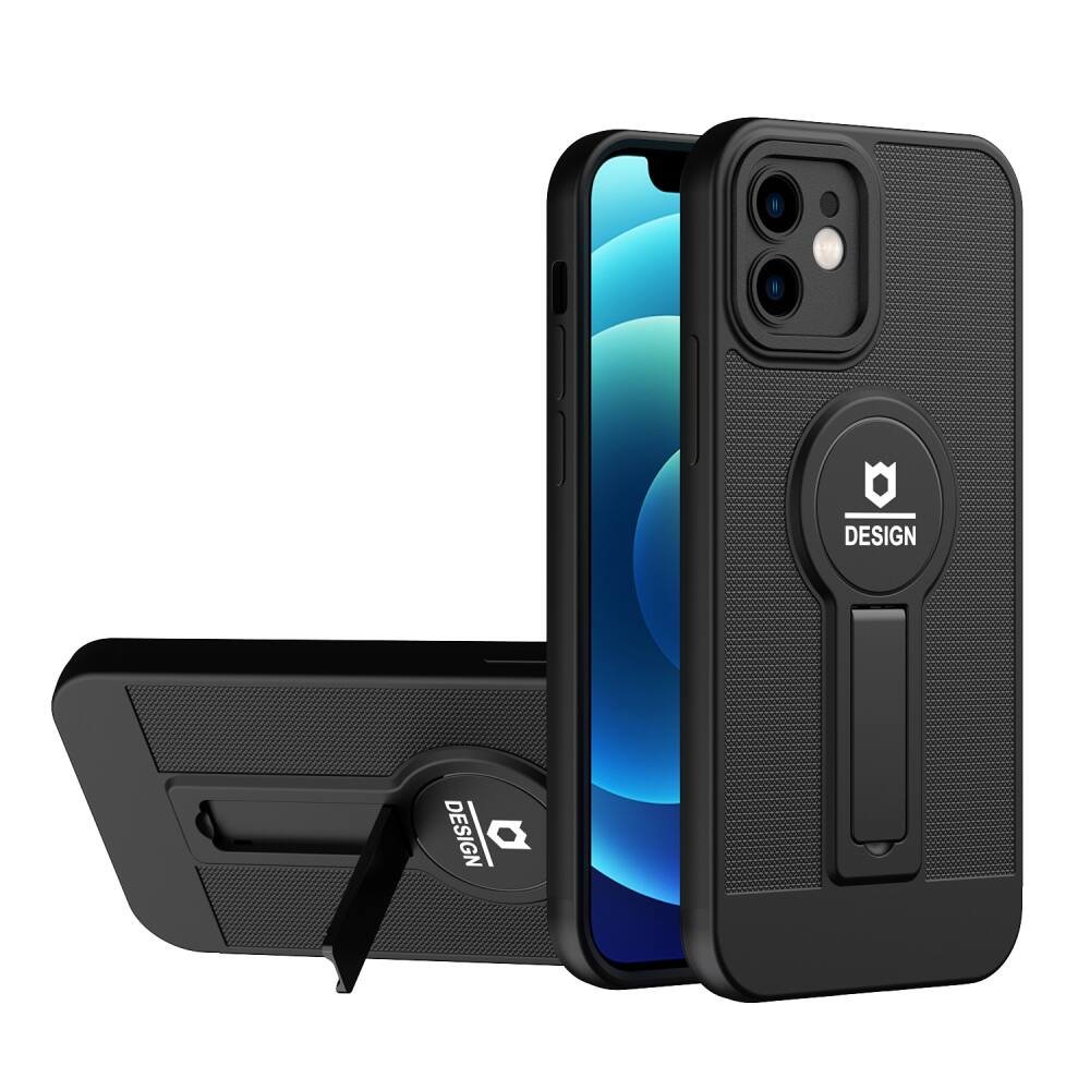 iPhone 11 case With Small Tail Holder Made With TPU + PC - Black