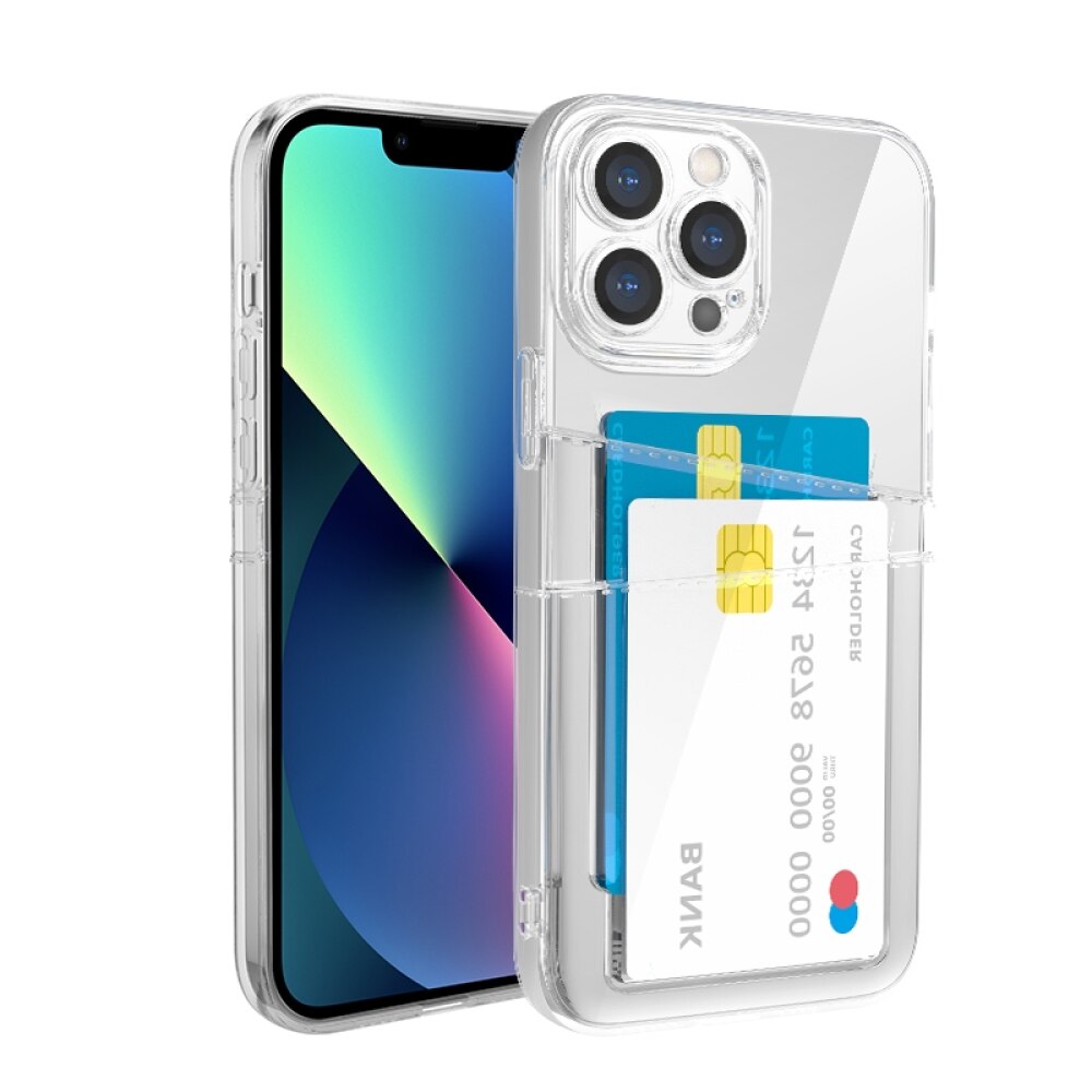 iPhone 11 Pro Case With Dual Card Slot Made With TPU - Transparent