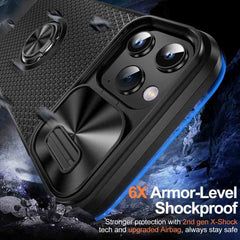 iPhone 11 Pro Case With Sliding Camshield Armor - Black