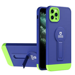 iPhone 11 Pro Case With Small Tail Holder - Blue Green