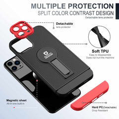 iPhone 11 Pro case With Small Tail Holder Made With TPU + PC - Black