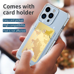 iPhone 12 Case with Card Slot - Transparent