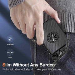 iPhone 12 Case With Sliding Camshield Armor - Black