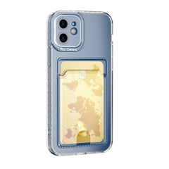 iPhone 12 mini Case With Card Slot Made With TPU - Transparent