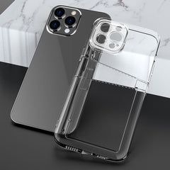 iPhone 12 Pro Max Case With Dual Card Slot Made With TPU - Transparent