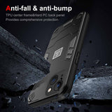 iPhone 13 Case 2 in 1 Shockproof TPU and PC - Black