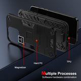 iPhone 13 Case 2 in 1 Shockproof TPU and PC - Black