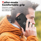 iPhone 13 Case 2 in 1 Shockproof TPU and PC - Black