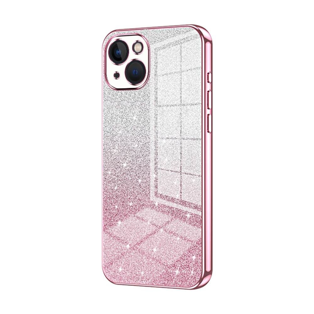 iPhone 13 Case Glitter Electroplated Protective - Pink