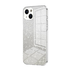 iPhone 13 Case Glitter Electroplated Shockproof - Transparent