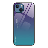 iPhone 13 Case Gradient Color Glass - Aurora Blue