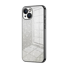 iPhone 13 Case Protective Glitter Electroplated - Black