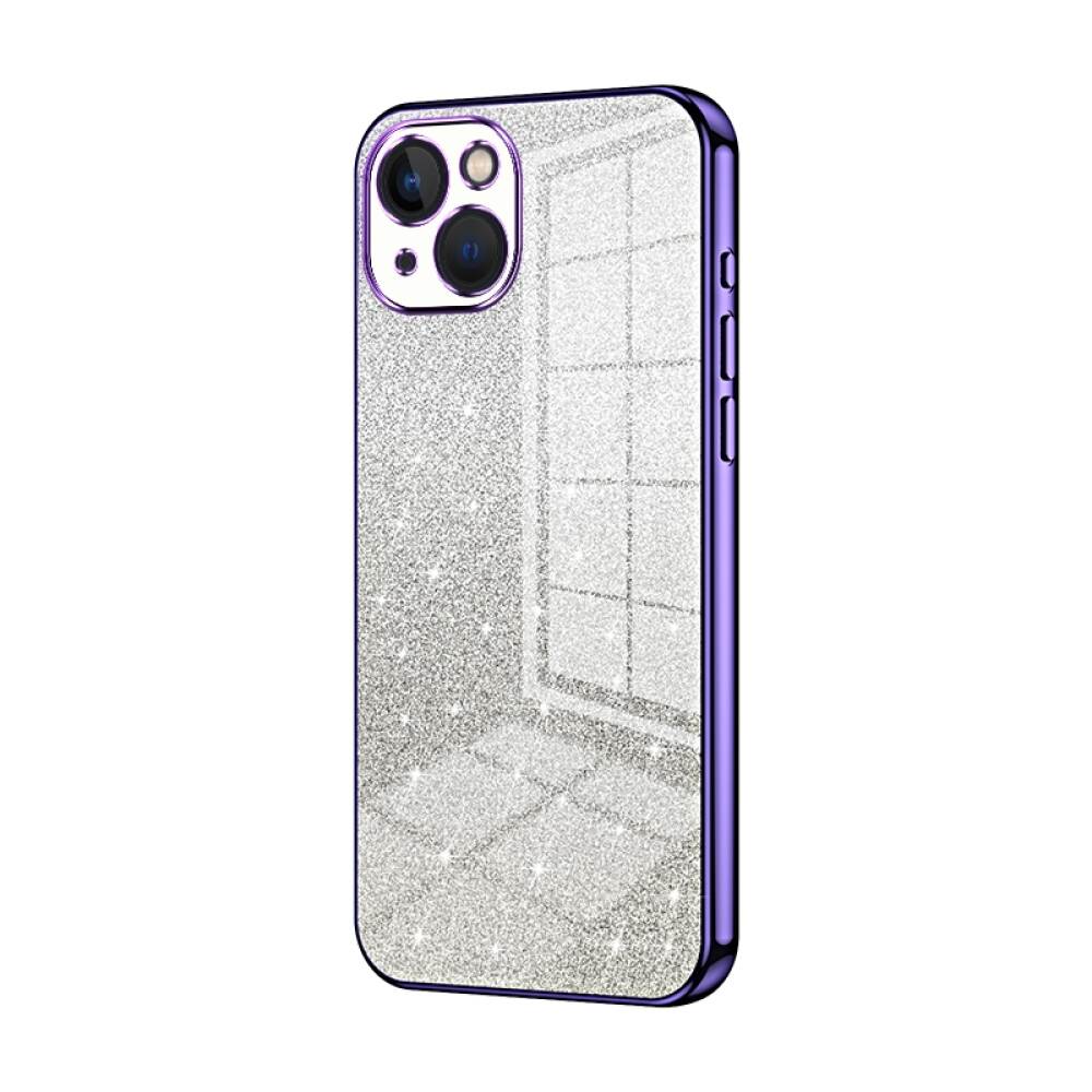 iPhone 13 Case Protective Glitter Electroplated - Purple