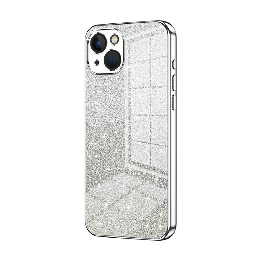 iPhone 13 Case Protective Glitter Electroplated - Silver